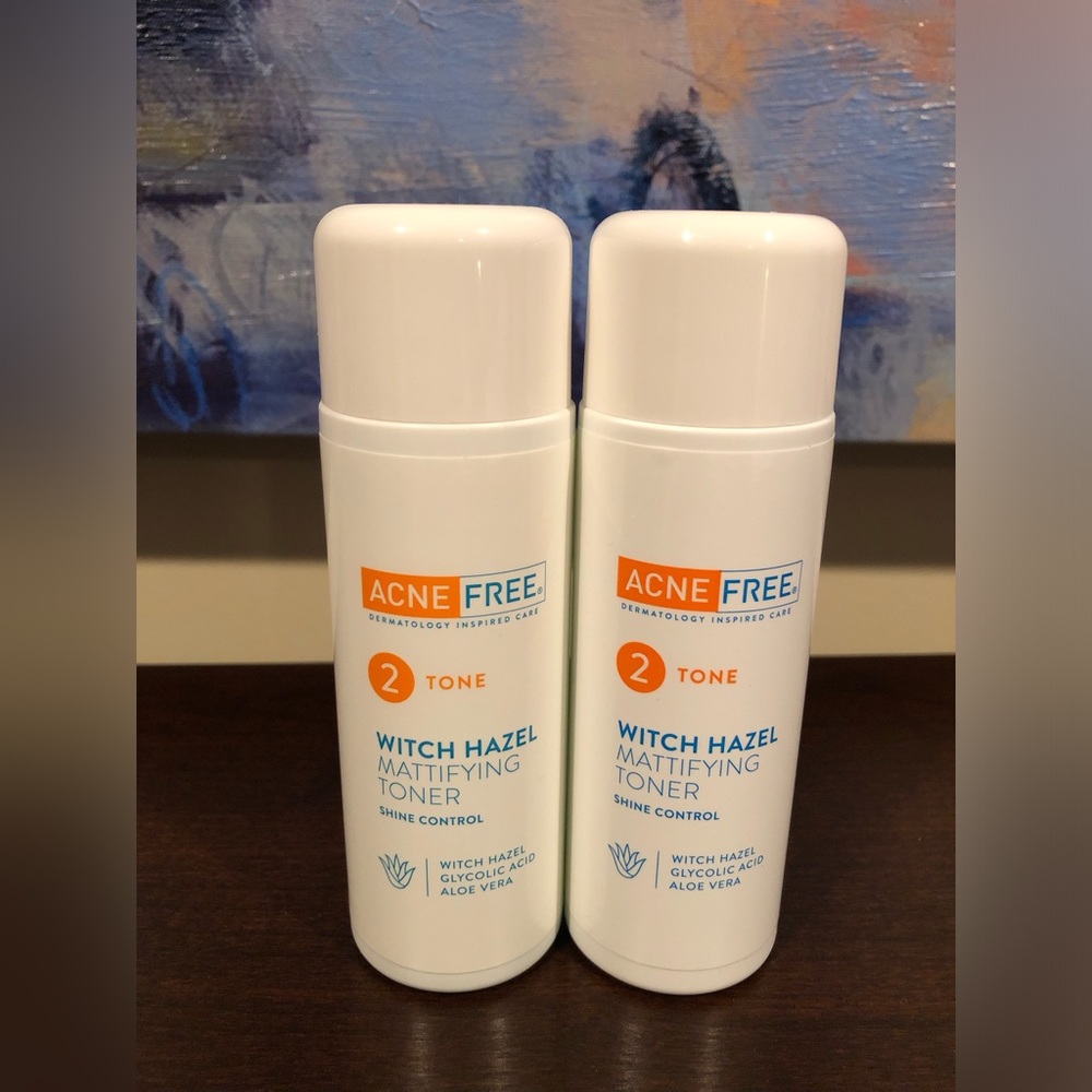 AcneFree Step 2 Toner: Witch Hazel Mattifying Toner Set of 2